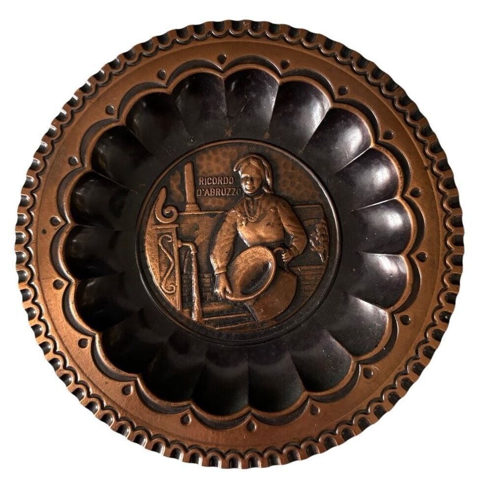 Ricordo D’Abruzzo Copper 3D Wall Hanging Plate MCM
